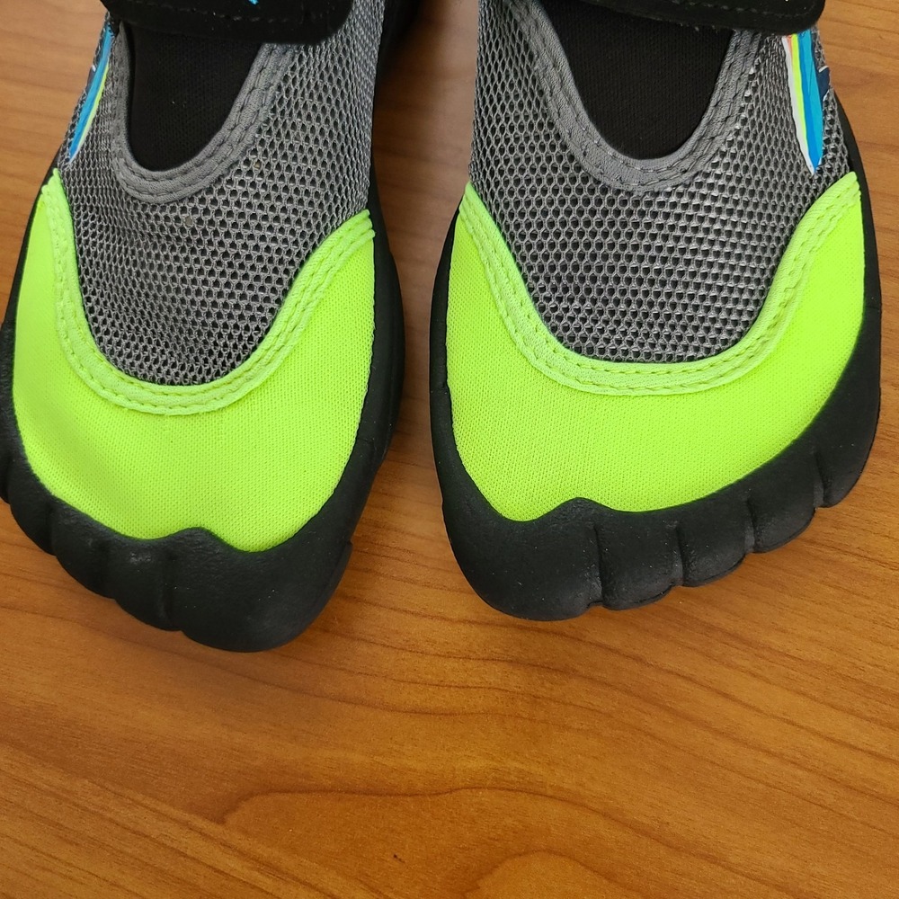 Newtz Water Shoes Green/Black‎ Kids Size 12 - Picture 5 of 6